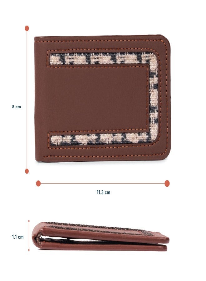 ZOUK Roy Wallet for Men - Slim & Compact Vegan Leather Wallet with Water-Resistant Lining | Carter Checks - Image 4